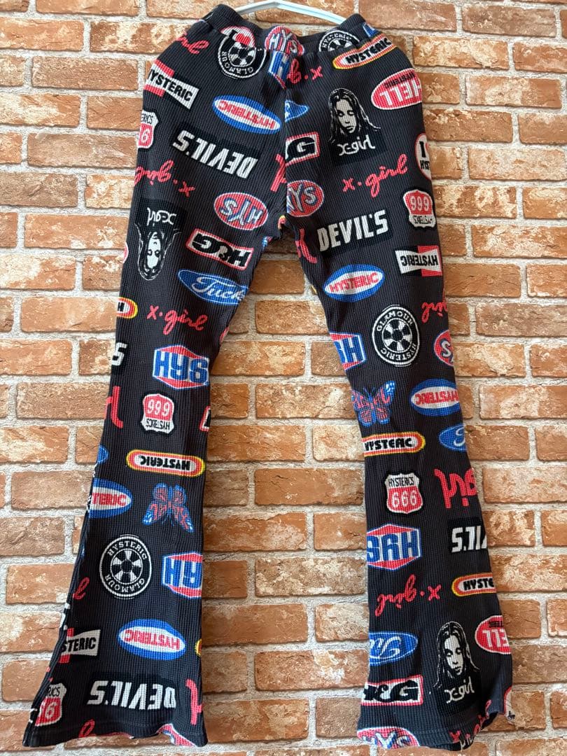 ヒステリックグラマーエックスガールコラボパンツMサイズブラック