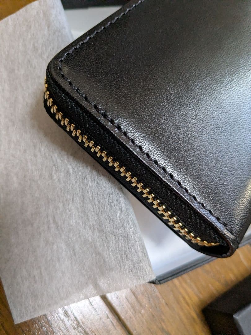 SATTO Pro ブラック レザー 二つ折り財布