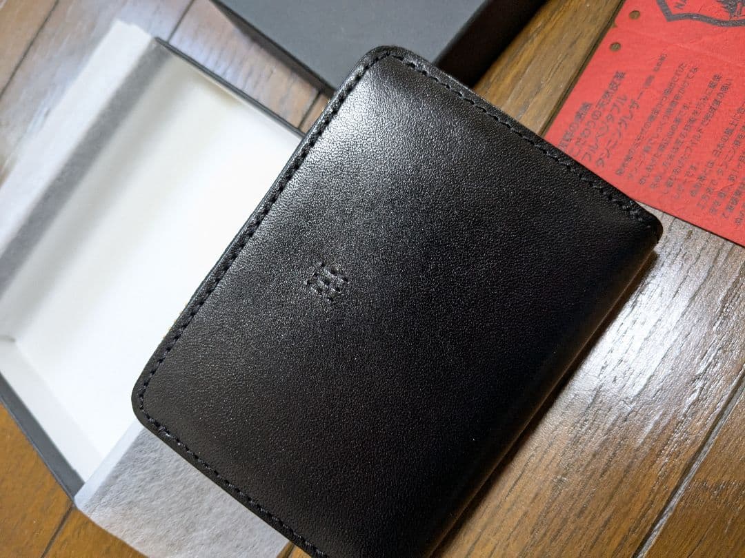 SATTO Pro ブラック レザー 二つ折り財布