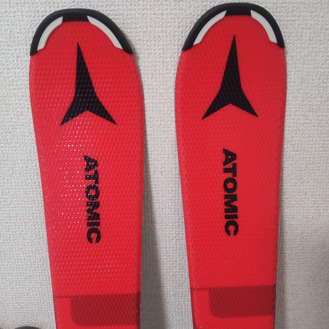 Atomic スキー板 130cmビィンディング、 ポール付き
