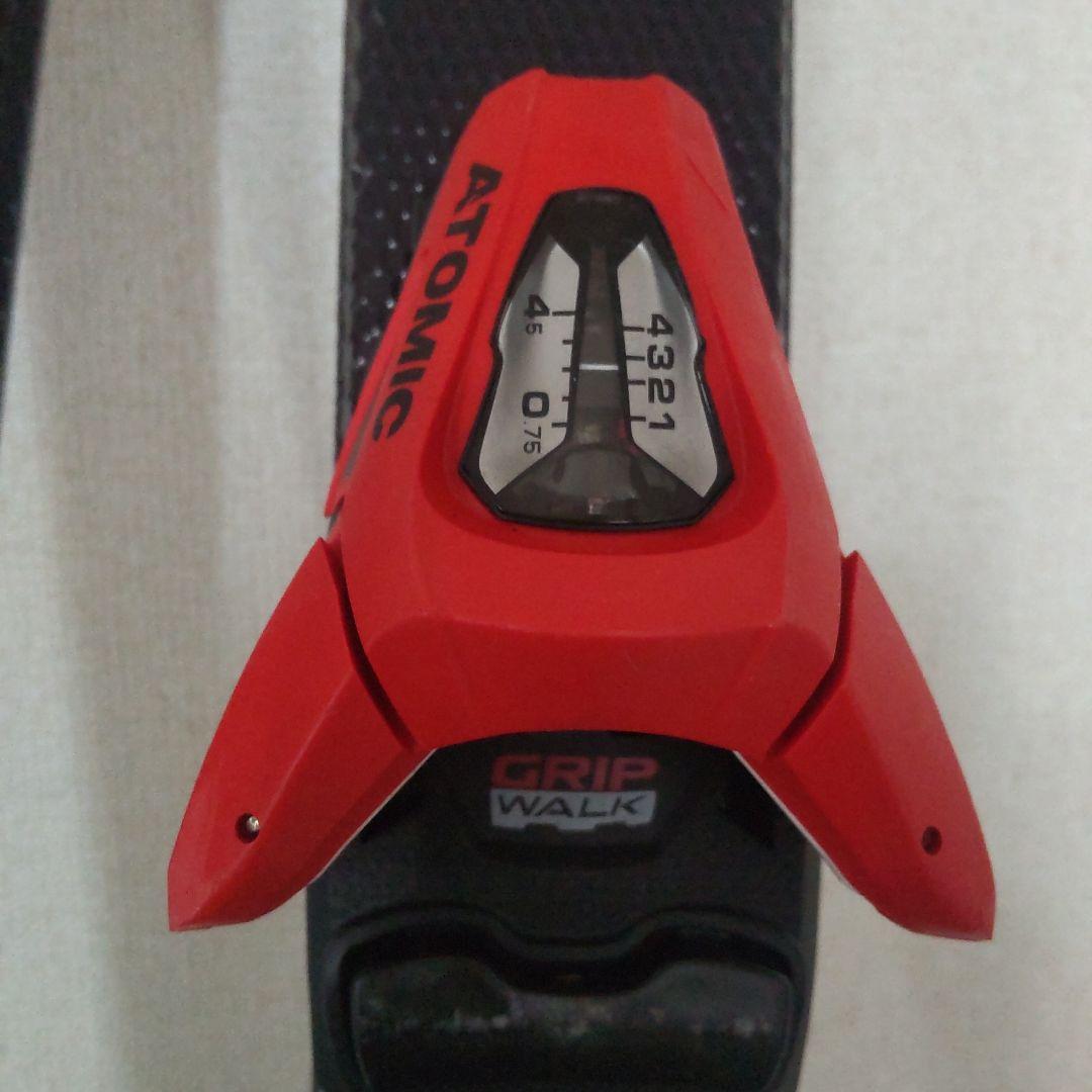 Atomic スキー板 130cmビィンディング、 ポール付き
