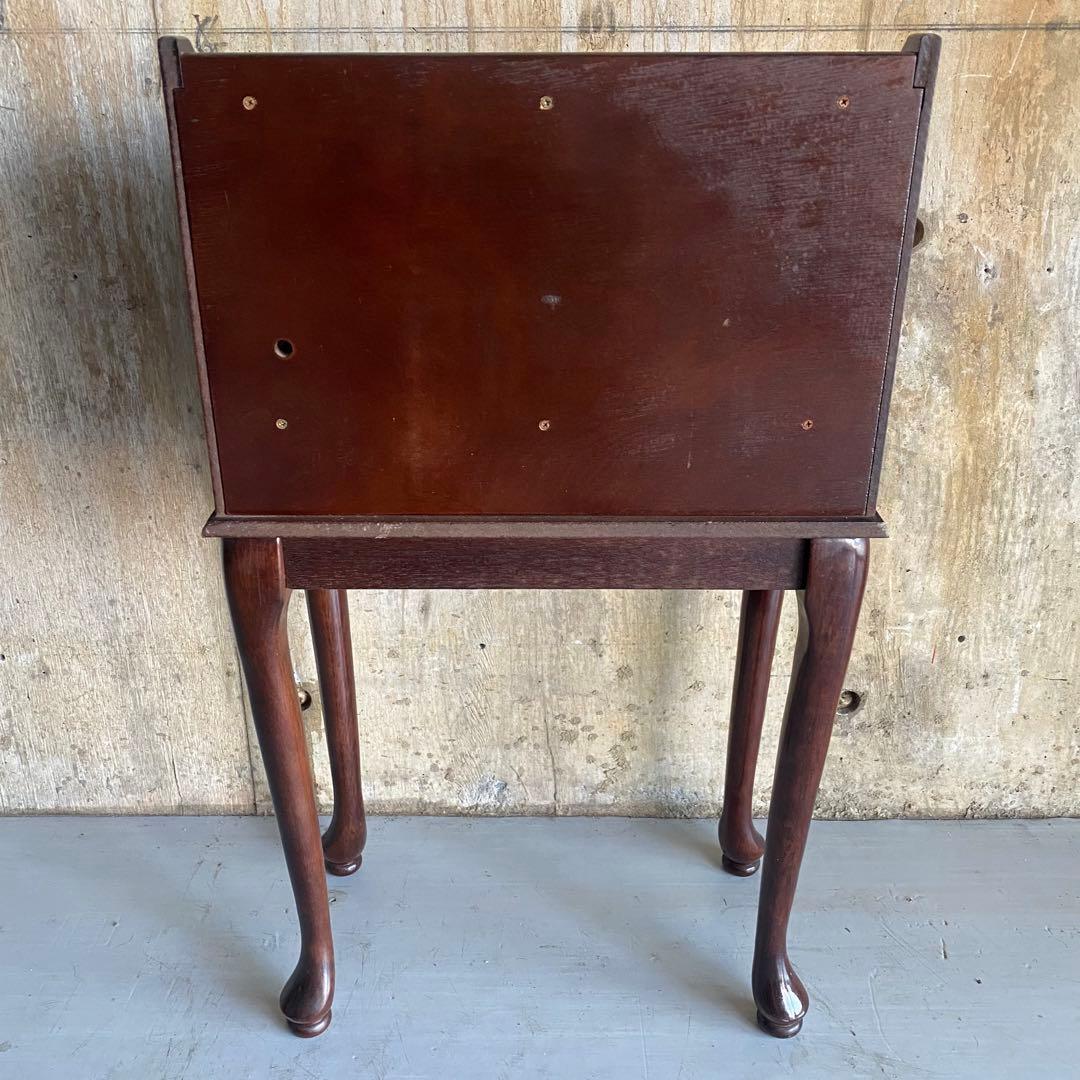 ミニコンソール　電話台　猫脚　イタリア調　アンティーク