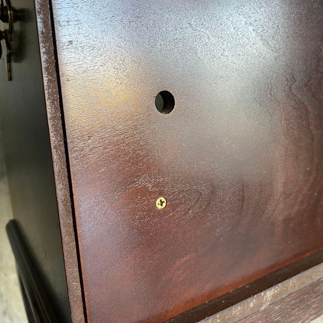 ミニコンソール　電話台　猫脚　イタリア調　アンティーク