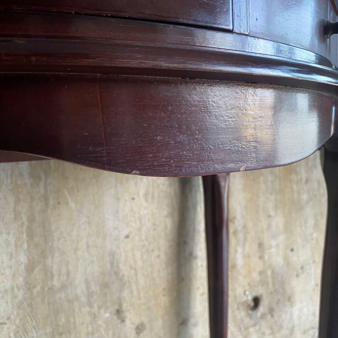 ミニコンソール　電話台　猫脚　イタリア調　アンティーク