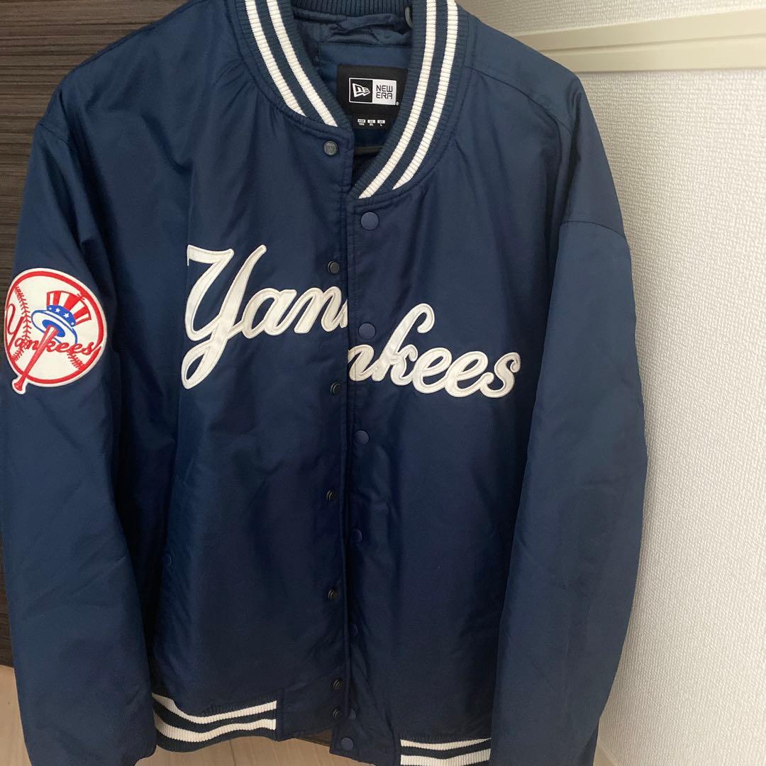 岸*と様 NEW ERA Yankees スタジャン ネイビー