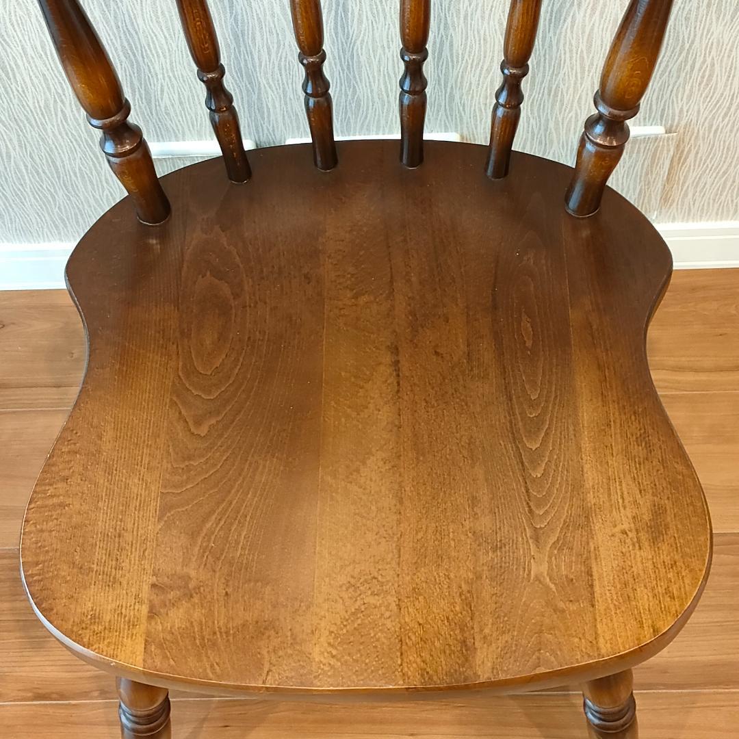 飛騨産業　キツツキ　ウィンザーチェア　2脚セット　②　S85