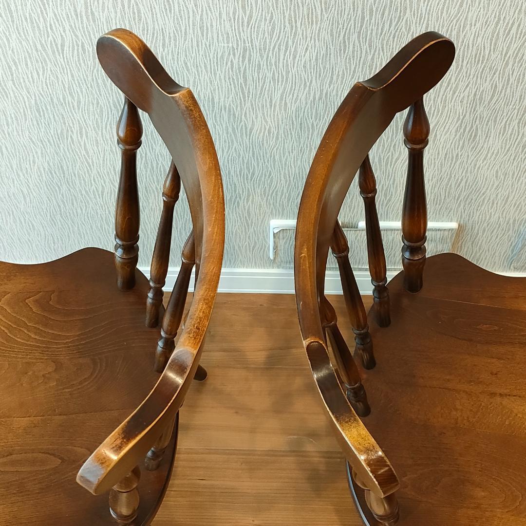 飛騨産業　キツツキ　ウィンザーチェア　2脚セット　②　S85