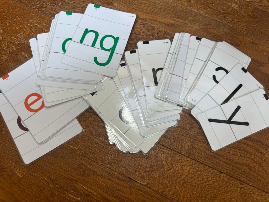 英会話教室の教材に！フォニックス英語教材〜テキスト・カード等（アプリコット社）