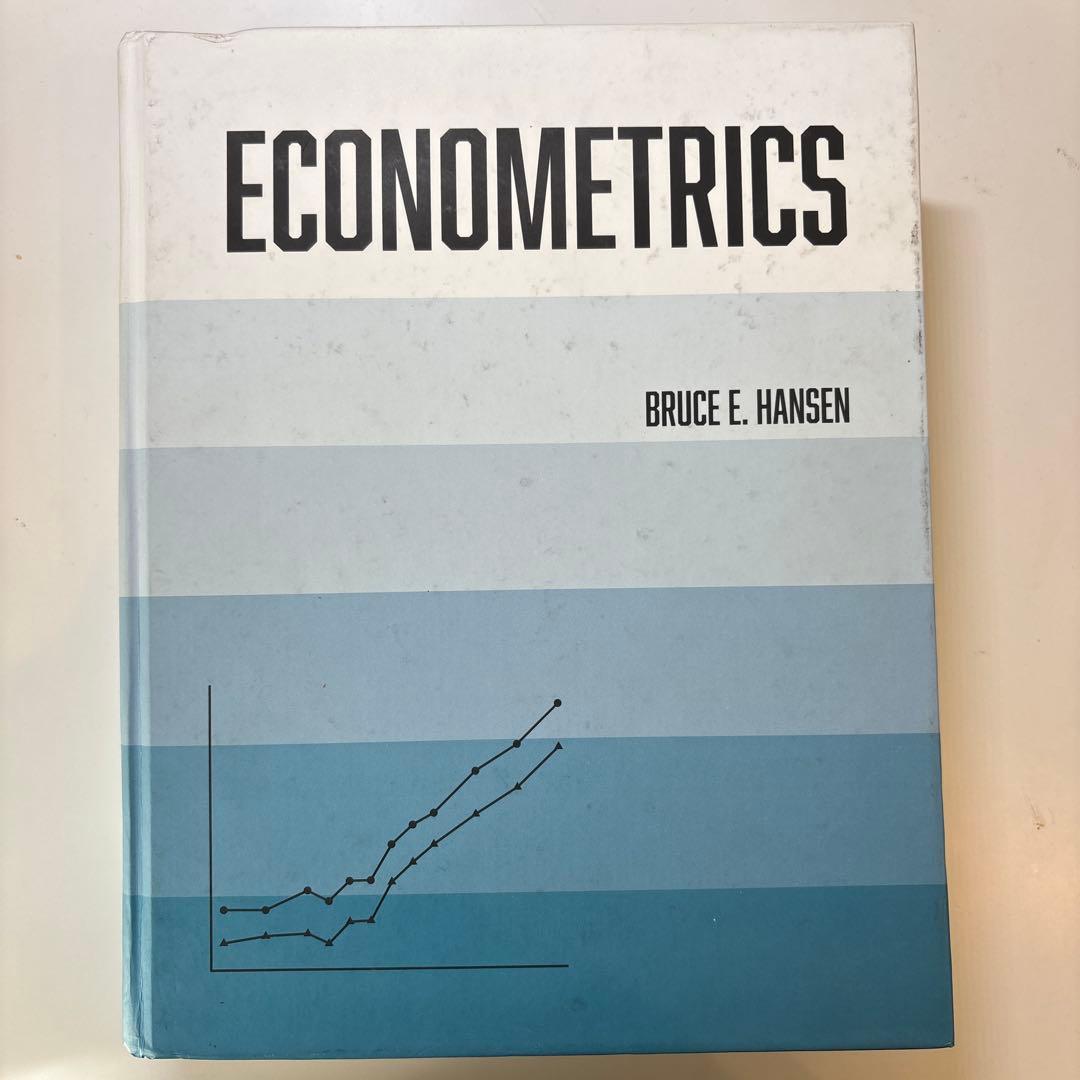 洋書 ECONOMETRICS BRUCE E. HANSEN