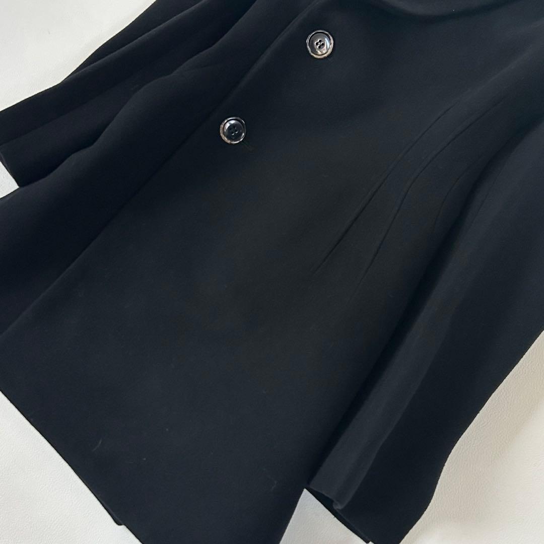 定価8万 未使用タグ付き エンフォルド ウールピーコート ブラック