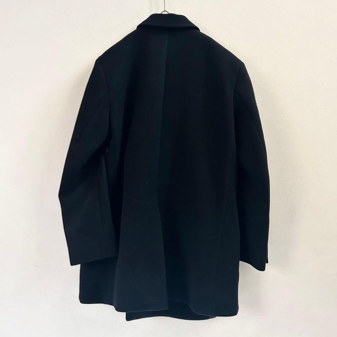 定価8万 未使用タグ付き エンフォルド ウールピーコート ブラック