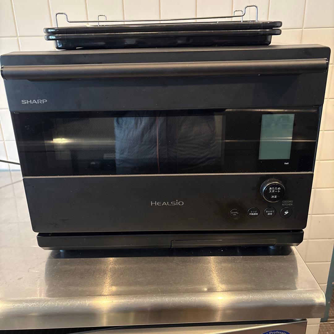 SHARP HEALSIO オーブンレンジ AX-N1B-B ブラック