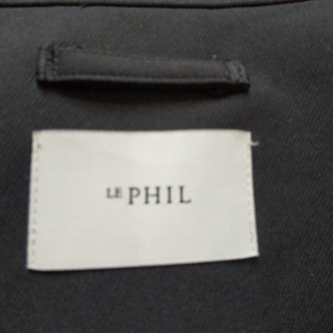 美品 23SS ルフィル マトラッセ トリプルクロスジレ ベルト付き ブラック