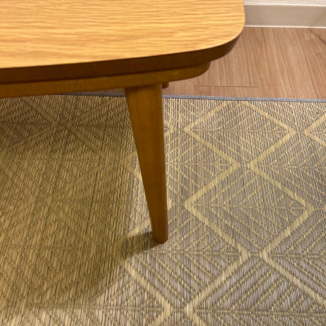 こたつテーブル 幅90cm 折脚こたつ デザインこたつ 折り畳み 天然木