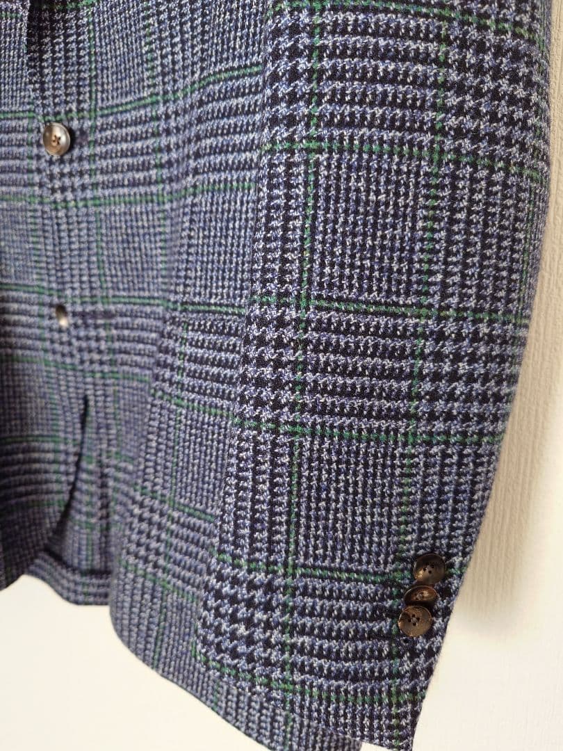 LARDINI グレンチェック easy ジャケット 44