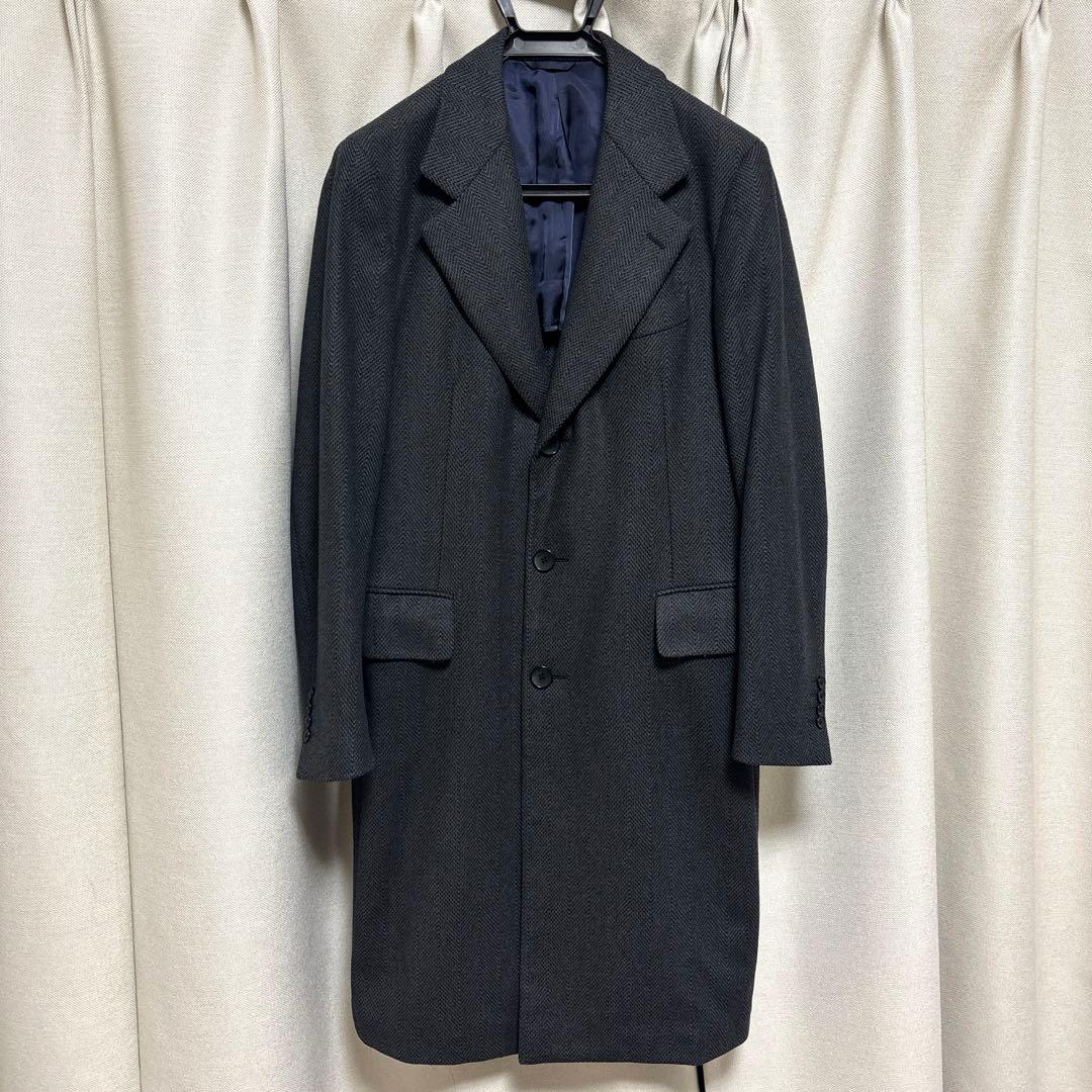 モモンガ様　Belvest極上ウール100％ チェスターコート 48 イタリア製