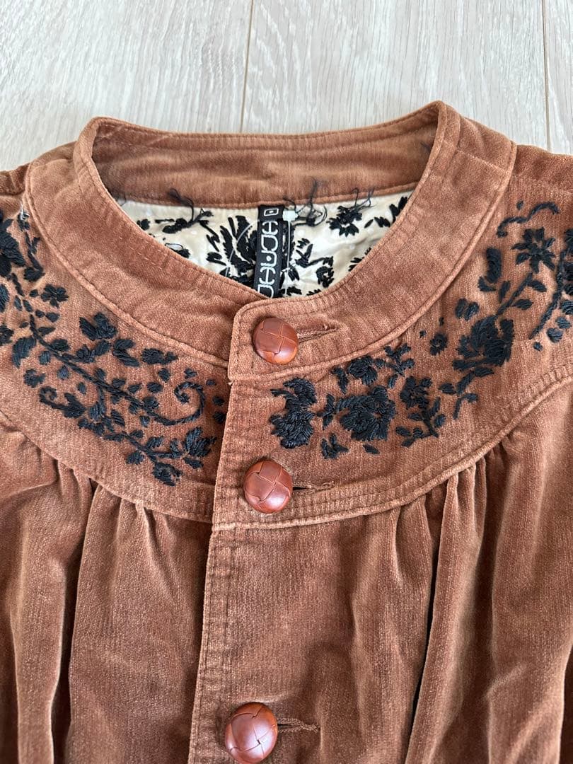 あちゃちゅむムチャチャ新品ワンピース定価34650円keikiii刺繍レトロ