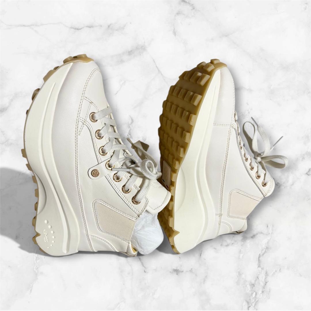 新品 bussola ブソラ ローリングソール ホワイト 23cm