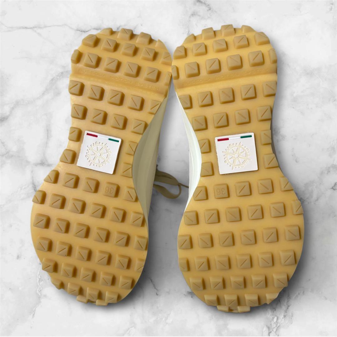 新品 bussola ブソラ ローリングソール ホワイト 23cm