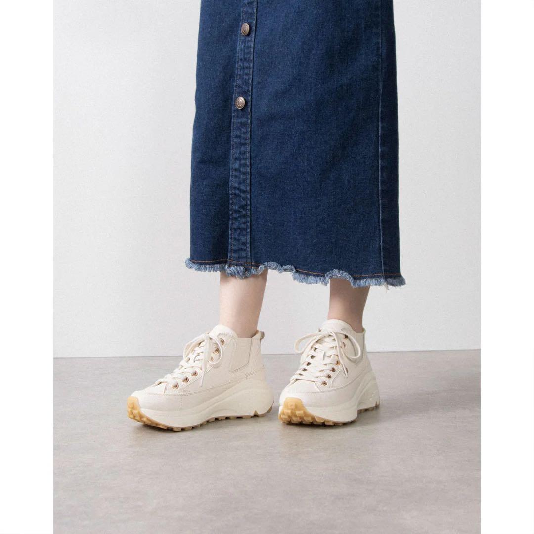 新品 bussola ブソラ ローリングソール ホワイト 23cm