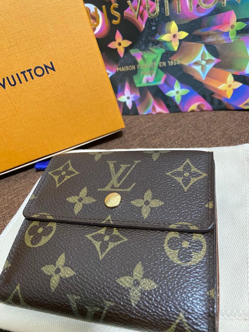ルイヴィトン ポルトフォイユ エリーズ 折り財布 カード