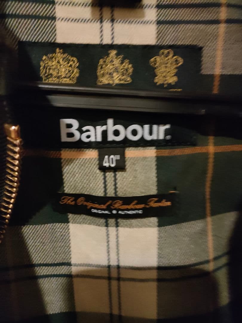 Barbour カバーオール 40\" オリーブグリーン
