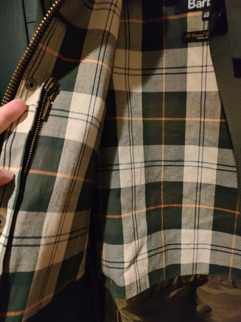 Barbour カバーオール 40\" オリーブグリーン