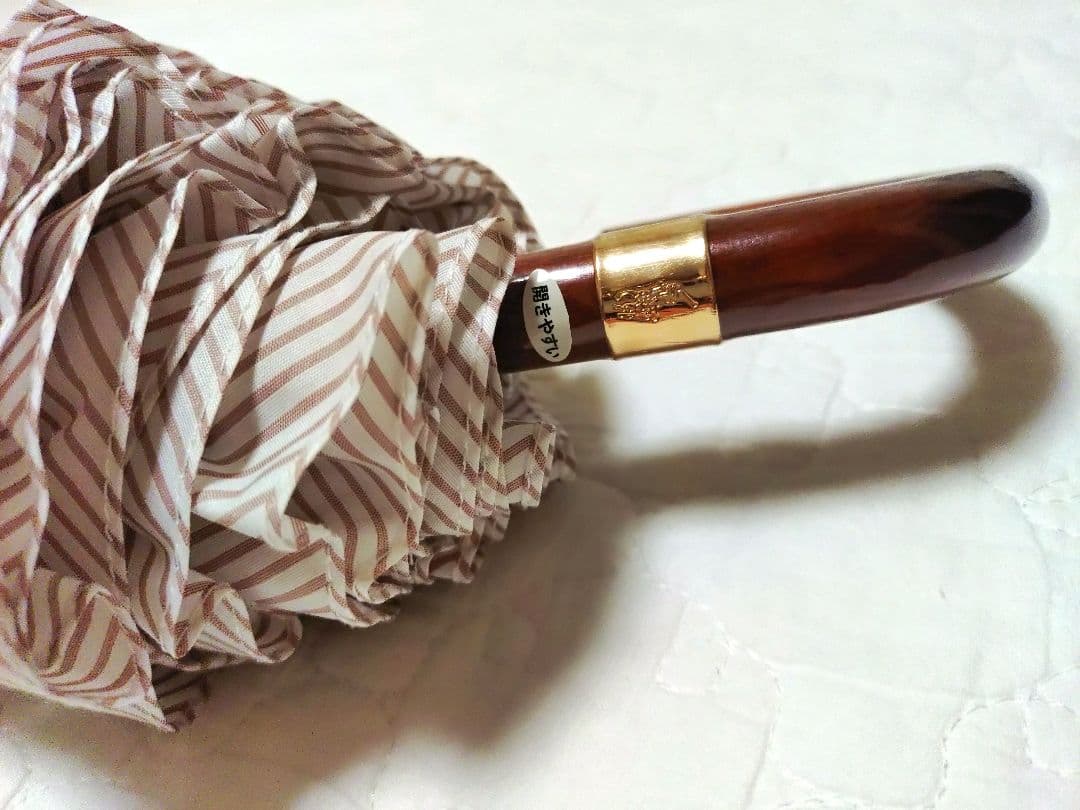 ☆新品☆Polo Ralph Lauren 折りたたみ傘 ストライプ　フリル