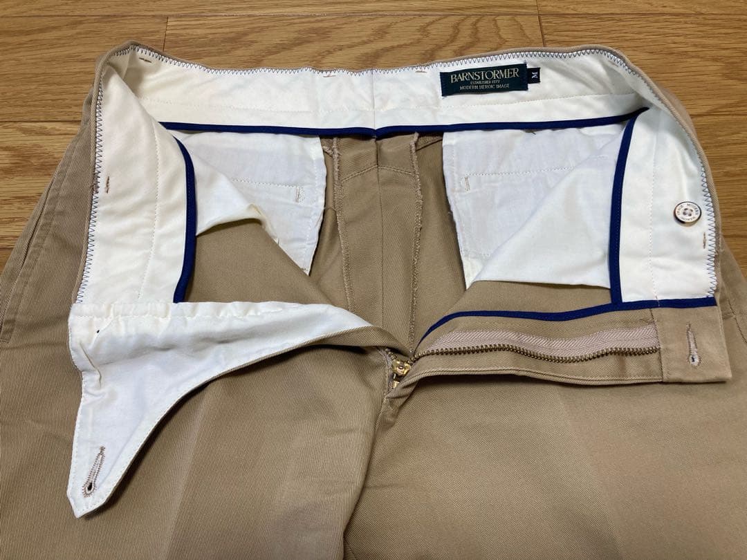 BARNSTORMER（バーンストーマー）1001P チノパン 日本製M カーキ