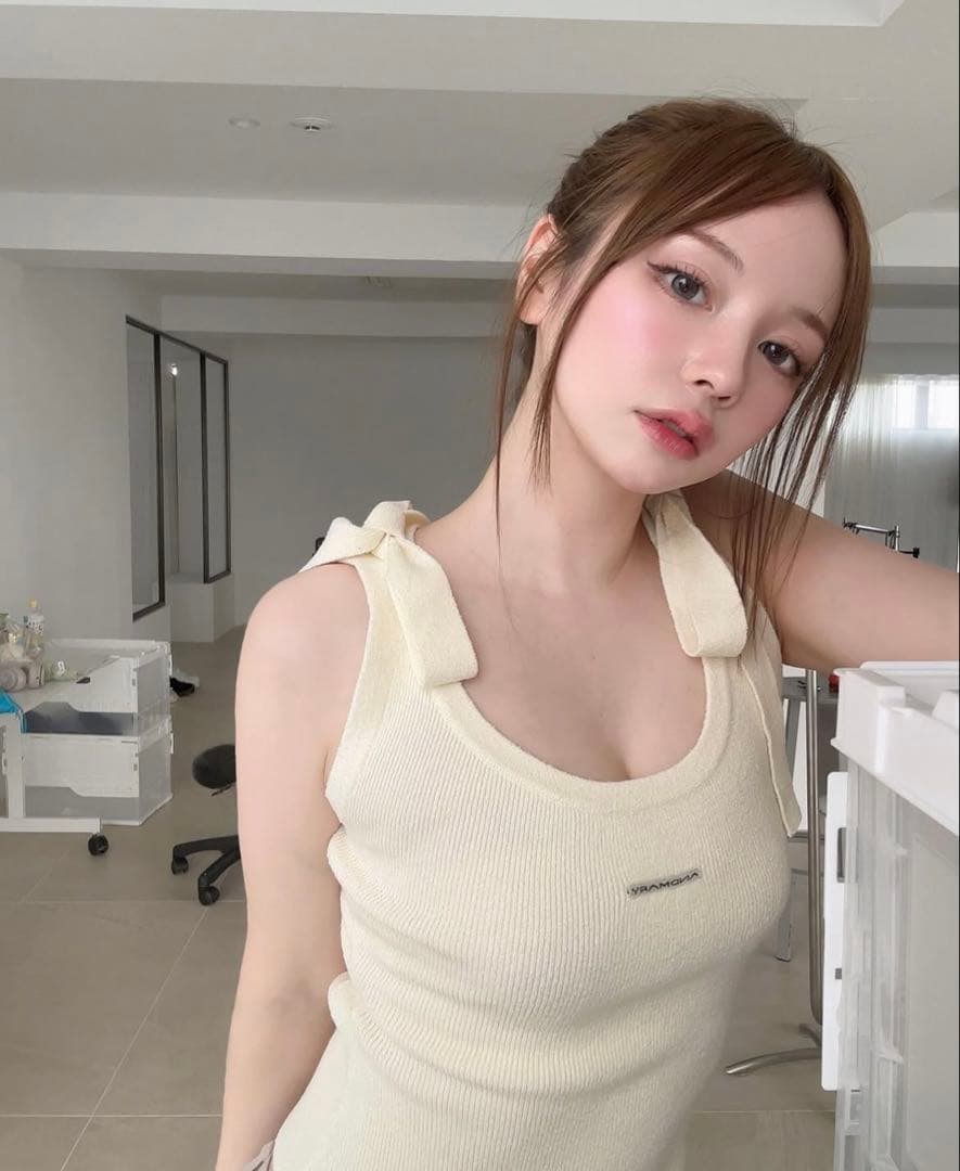 トップス Avrill ribbon tops andmary ivory