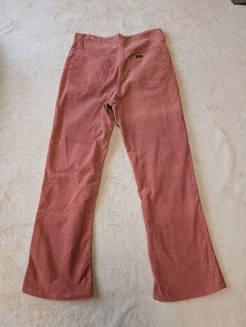 70s Lee　サーモンピンク　コーデュロイパンツ