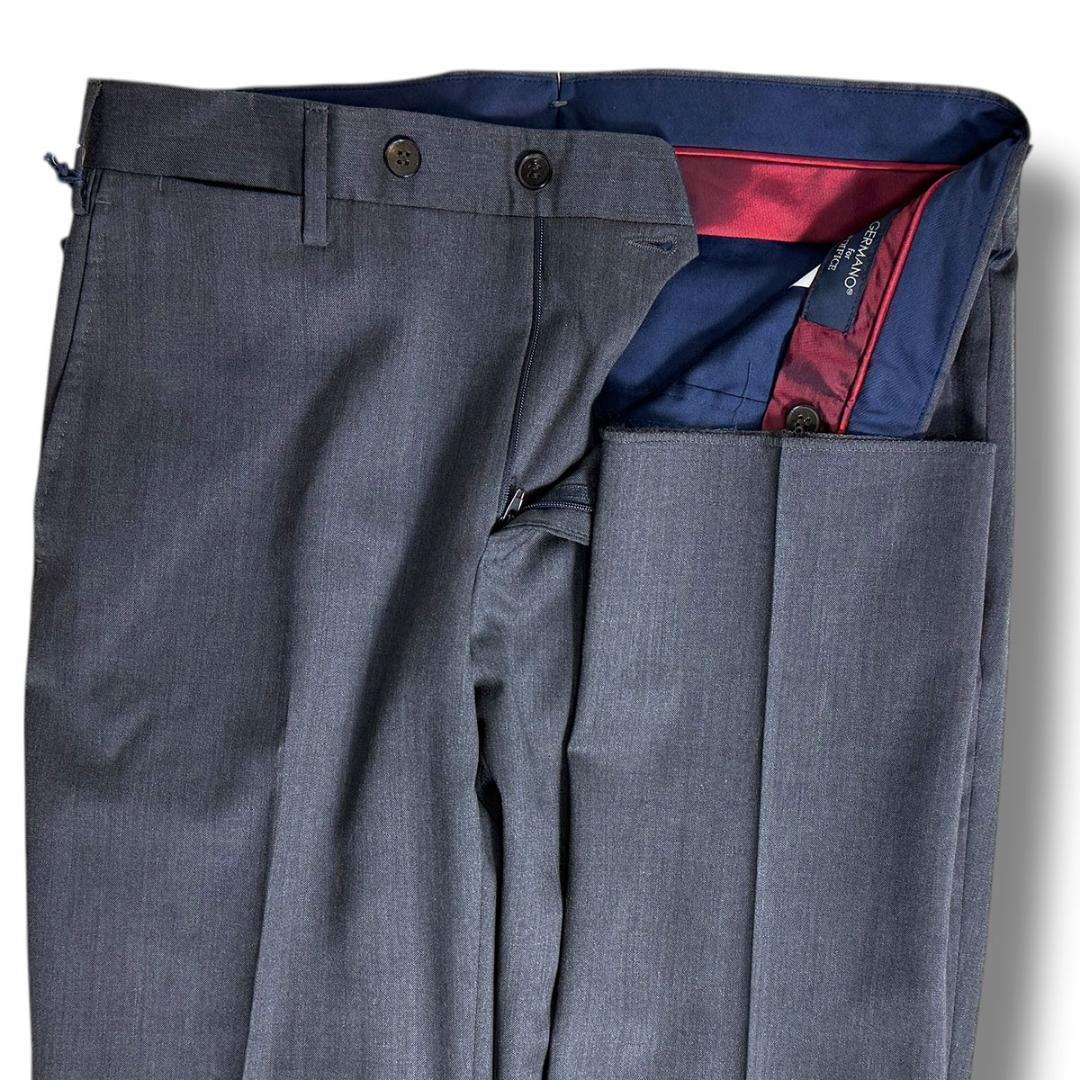 J7354 新品 ジェルマーノ エディフィス別注フランネルスラックス グレー44