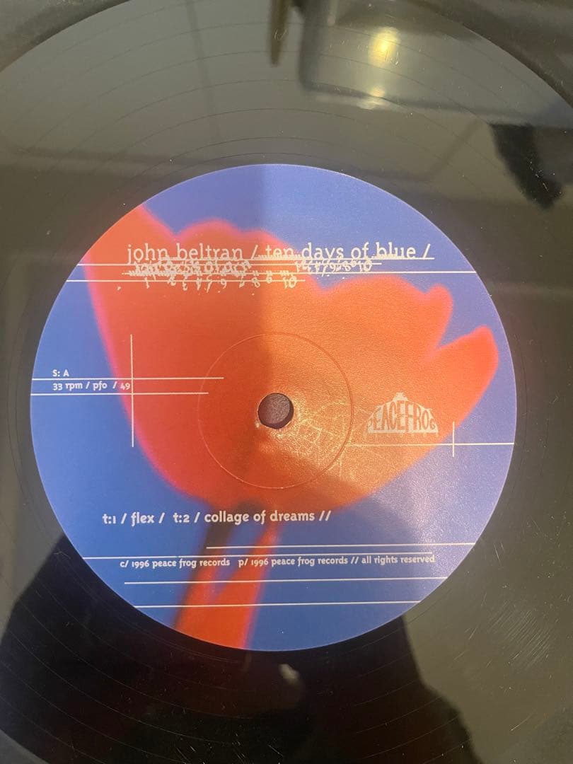 1996年LP×2 John beltran -ten days of blue
