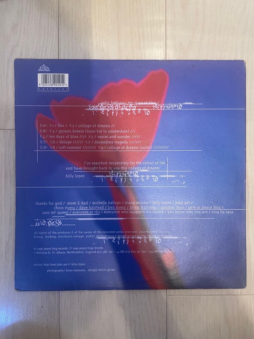 1996年LP×2 John beltran -ten days of blue