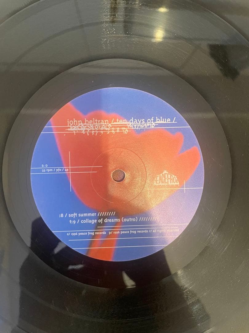 1996年LP×2 John beltran -ten days of blue