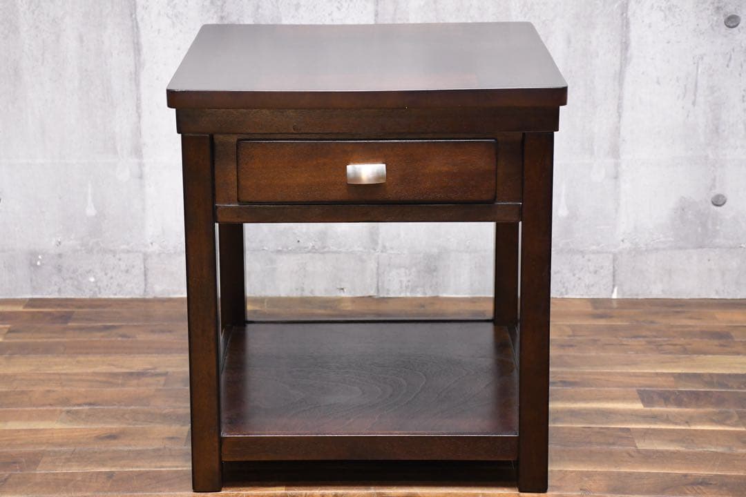 EIK65 アシュレイ T864-3 サイドテーブル ナイトテーブル 引出し付き