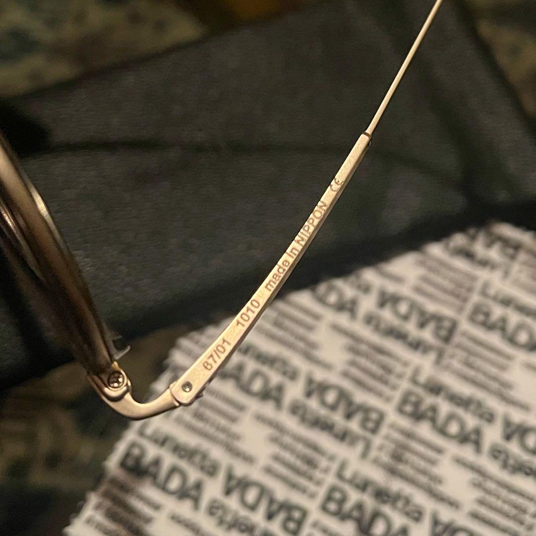 美品 Lunetta BADA サングラス メタルフレーム 定価¥51700