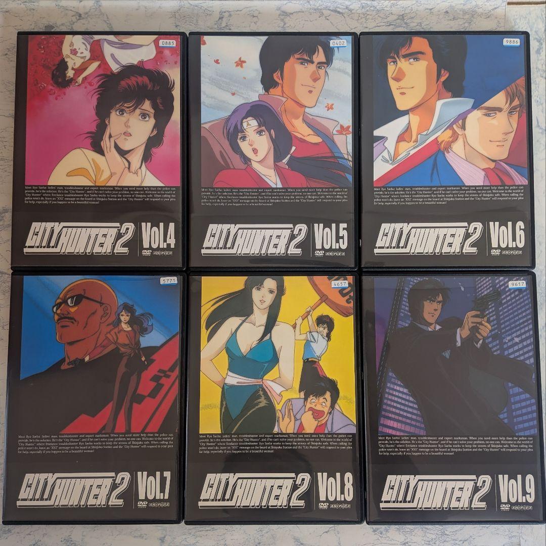DVD　シティーハンター　1期~4期、劇場版　全28巻　不織布ケース