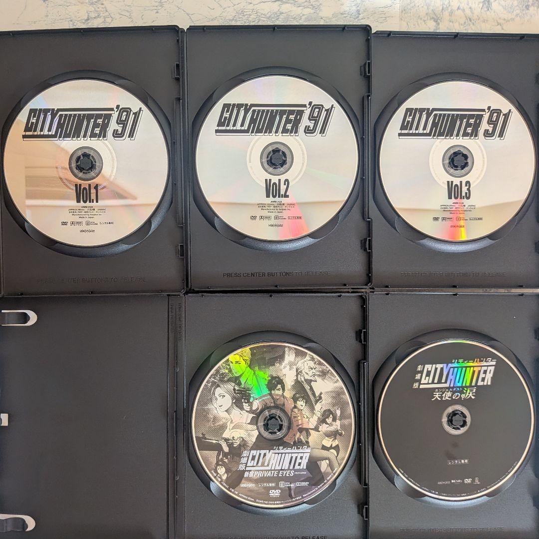 DVD　シティーハンター　1期~4期、劇場版　全28巻　不織布ケース