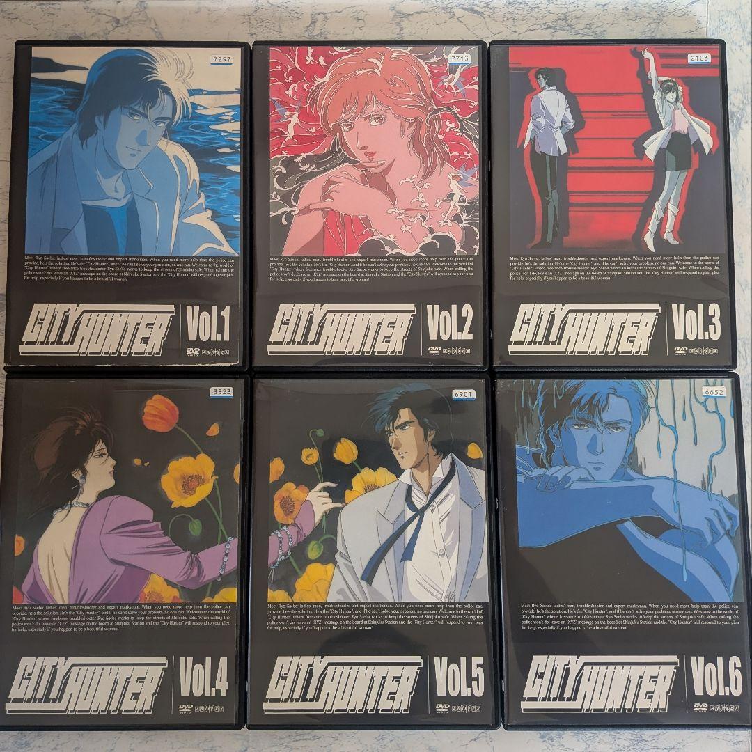 DVD　シティーハンター　1期~4期、劇場版　全28巻　不織布ケース