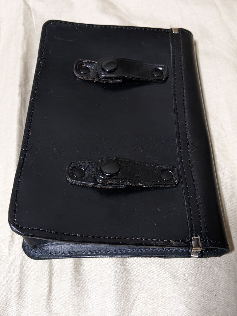 専用　昭和　白バイ　警官　交通機動隊 切符　書類　小物入 ベルト用バッグ　2点