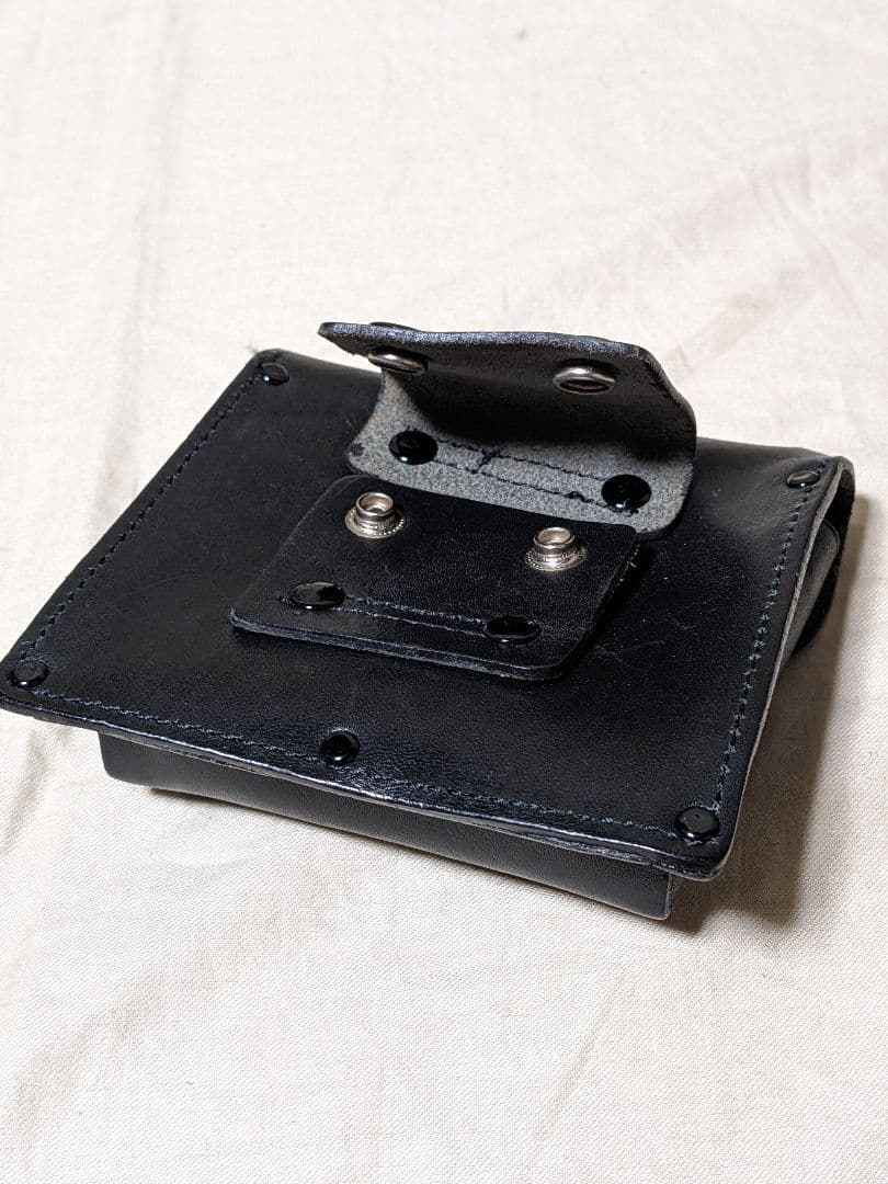 専用　昭和　白バイ　警官　交通機動隊 切符　書類　小物入 ベルト用バッグ　2点