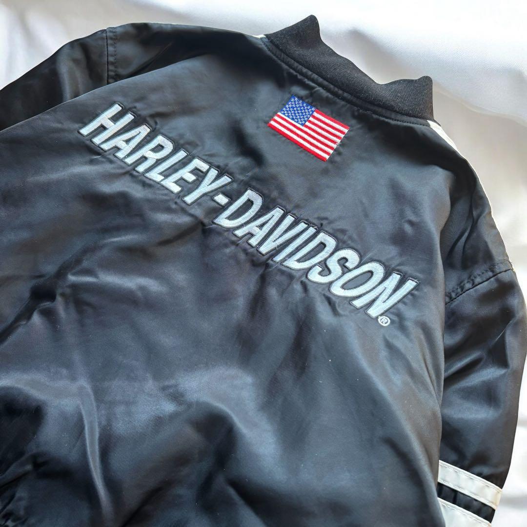 ✨希少✨ハーレーダビットソン　レーシングナイロンジャケット USA製 No.1
