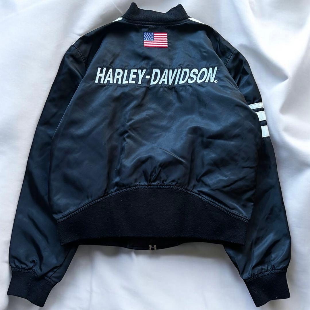 ✨希少✨ハーレーダビットソン　レーシングナイロンジャケット USA製 No.1