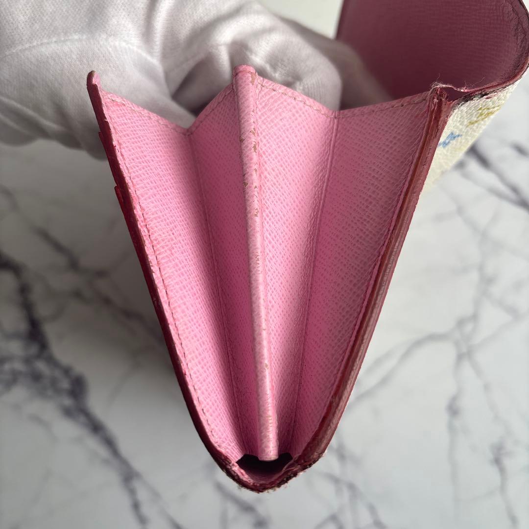 ルイヴィトン　モノグラム　マルチカラー　ポルトフォイユ サラ　財布　M93744