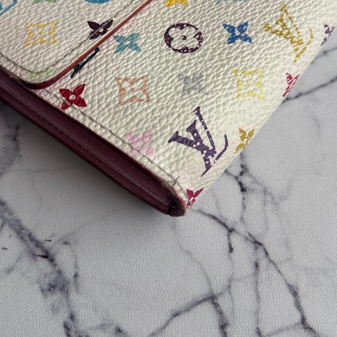 ルイヴィトン　モノグラム　マルチカラー　ポルトフォイユ サラ　財布　M93744