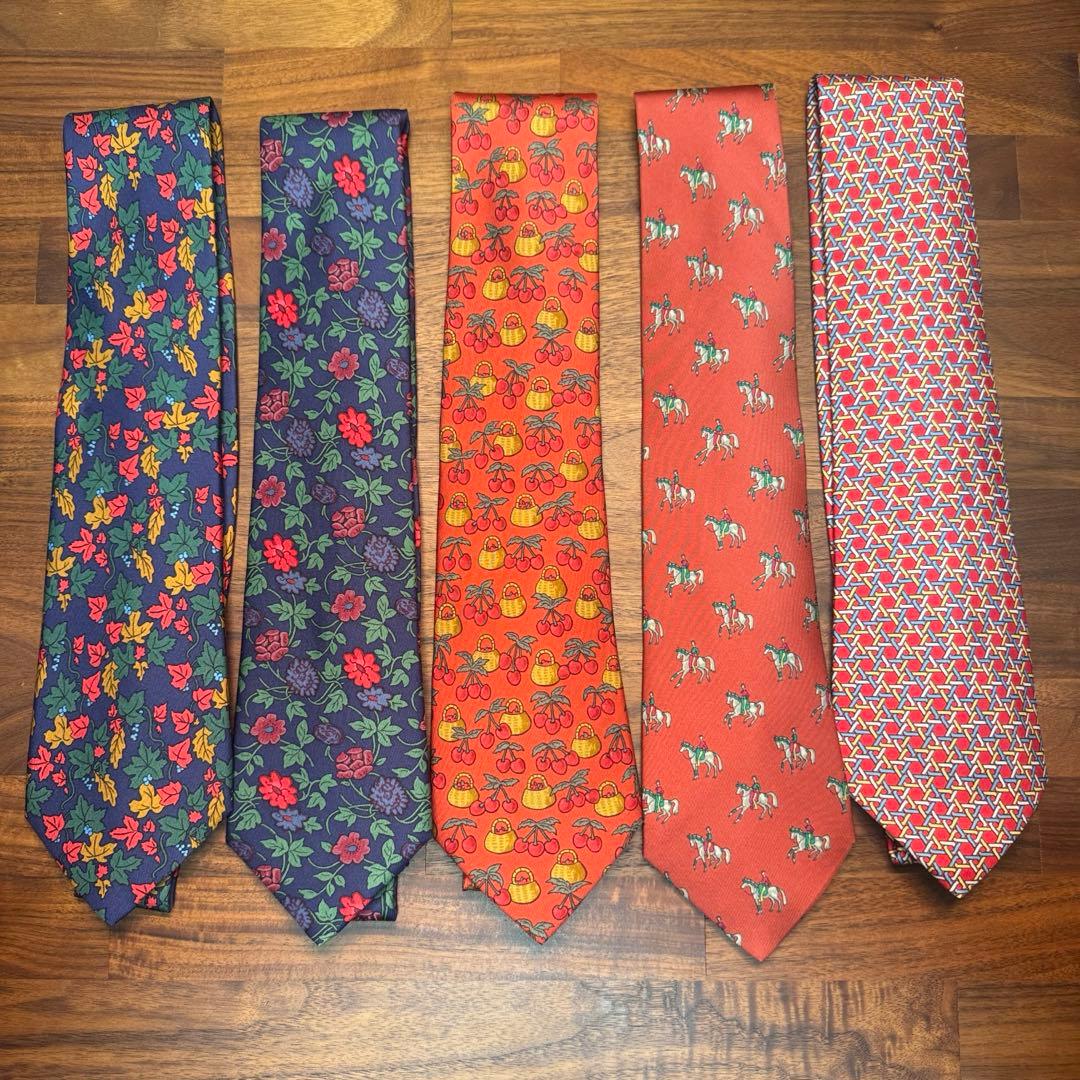 エルメス ネクタイセット 5本
