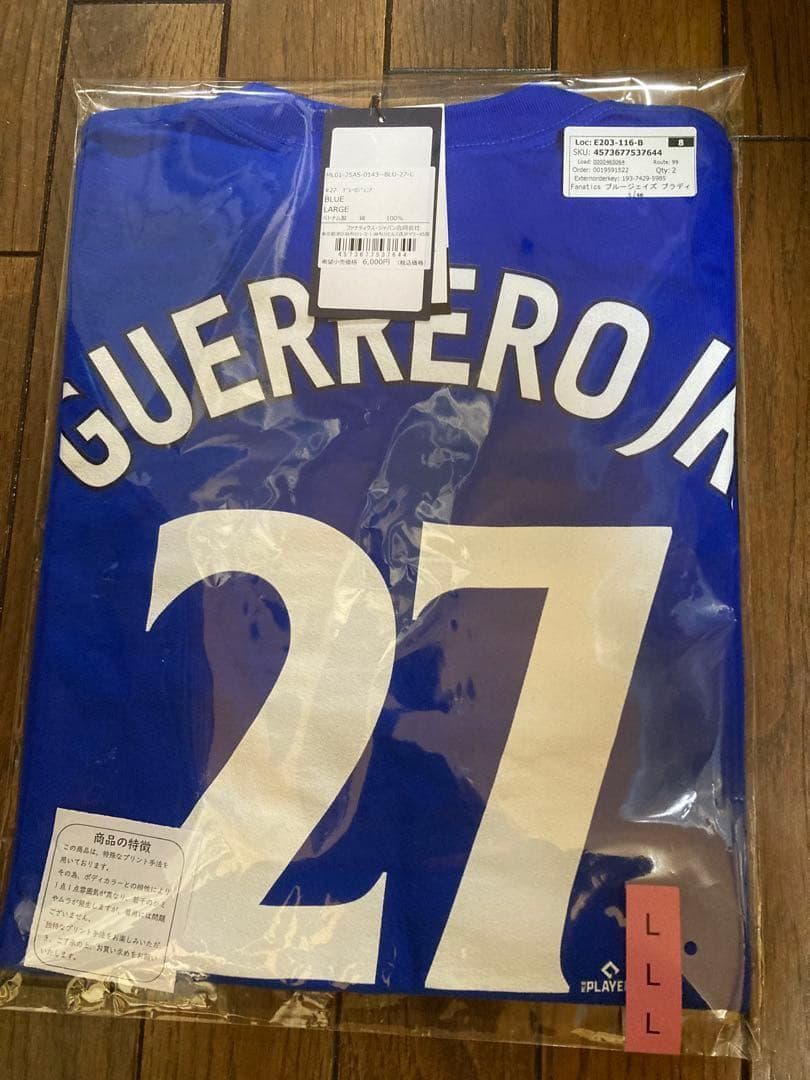 MLB★ブルージェイズ★ゲレーロJR★2025ワールドシリーズ★ Tシャツ