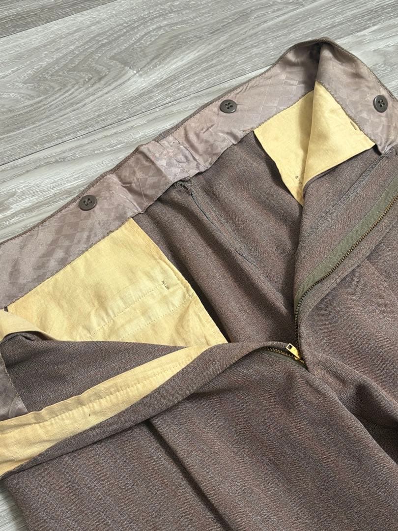 極上 50s レーヨンギャバ スラックス ロカビリー ロカパン