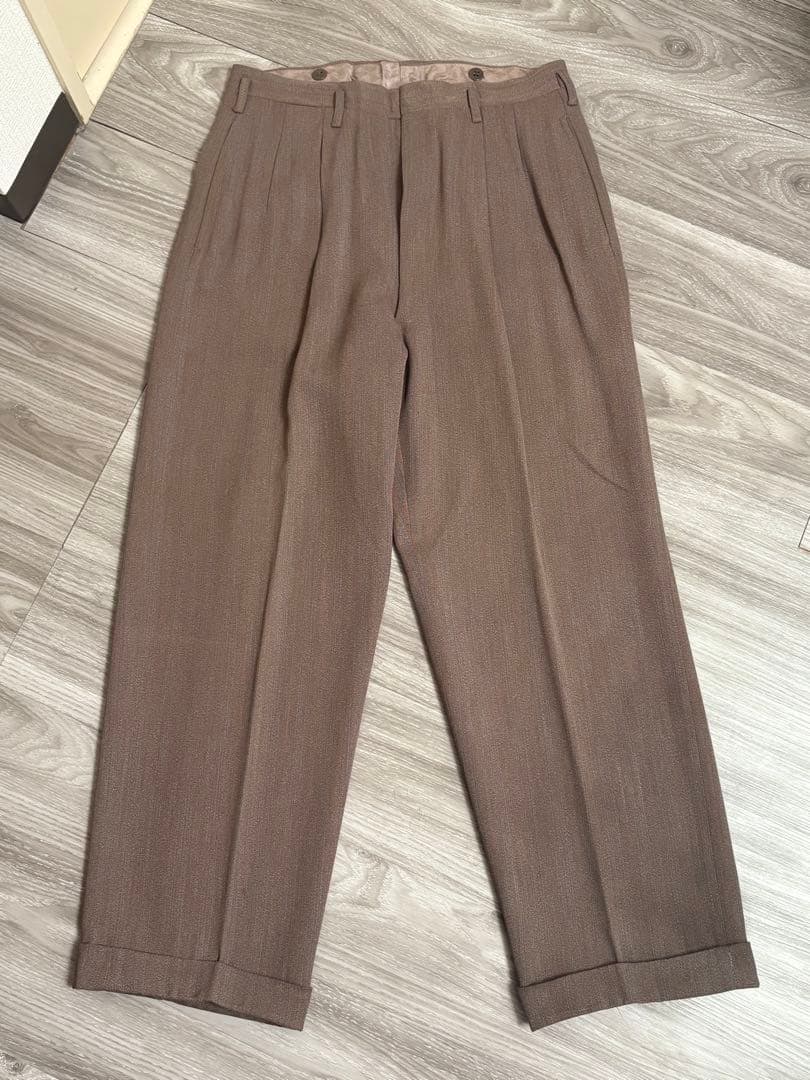 極上 50s レーヨンギャバ スラックス ロカビリー ロカパン